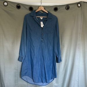 J Crew shirt dress NWT